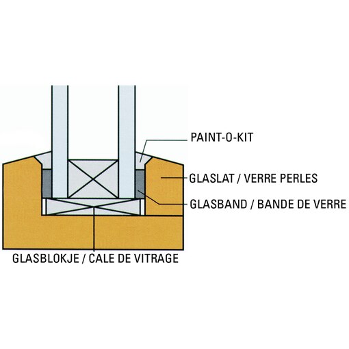 Bande vitrage 30x5 mm 10 M